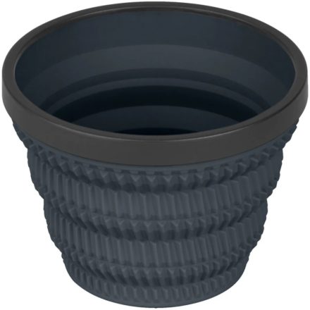 SeaToSummit X-Tumbler Cool Grip összecsukható pohár Charcoal