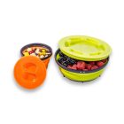 SeaToSummit X-Seal & Go Small Set összecsukható edénykészlet Lime/Olive