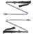 Black Diamond Distance FLZ Poles 110-125 cm összehajtható teleszkópos túra- és terepfutó bot