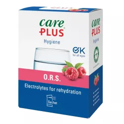   Care Plus ORS - Oral Rehydration Salt málna ízű rehidratációs italpor