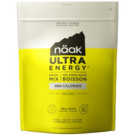 Näak Ultra Energy™ Drink Mix energia italpor neutrális 720 g