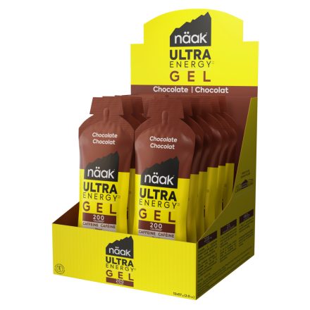 Näak Ultra Energy™ Gel energiagél box csokoládé koffein 12 x 56,5 g