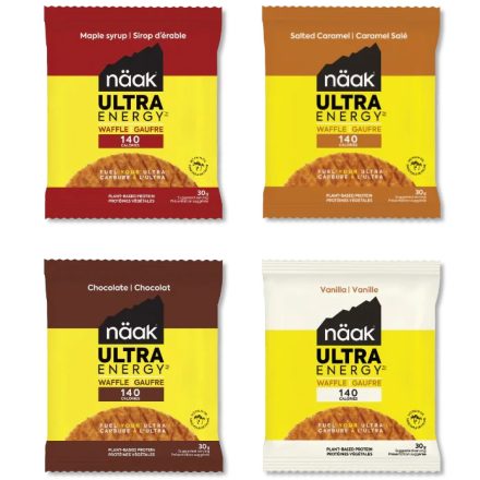Näak Ultra Energy™ Waffle Variety Pack energiaostya válogatás 12x30 g 