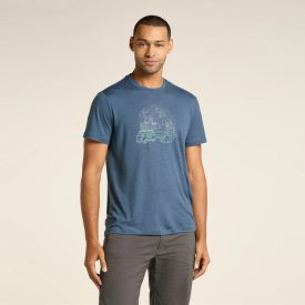   Icebreaker Merino 150 Tech Lite SS Tee Van Camp férfi gyapjú póló