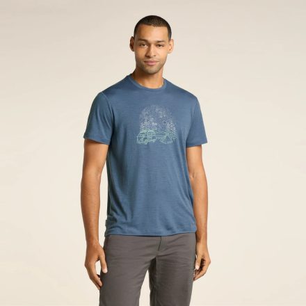 Icebreaker Merino 150 Tech Lite SS Tee Van Camp férfi gyapjú póló
