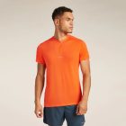 Icebreaker Merino Blend 125 Cool-Lite Speed SS Quarter Zip Tee férfi gyapjú póló