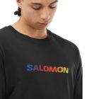 Salomon Sal Logo Perf LS Tee férfi hosszúujjú póló