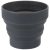 Lifeventure Ellipse Flexi Mug összecsukható szilikon pohár 350 ml Graphite