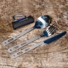 Lifeventure Ultra-lightweight Titánium evőeszköz készlet