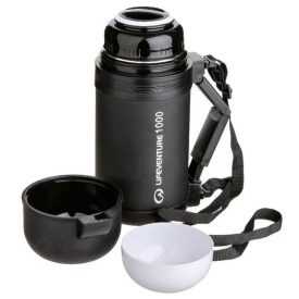   Lifeventure Widemouth Vacuum Bottle rozsdamentes acél étel-, ital termosz 1000 ml