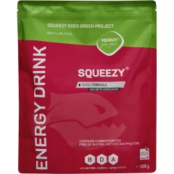Squeezy Energy Drink energia italpor Basic, semleges 1500 g