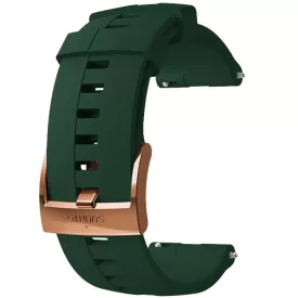   Suunto 24 mm Athletic 4 Silicone Strap Forest/Copper szilikon óraszíj