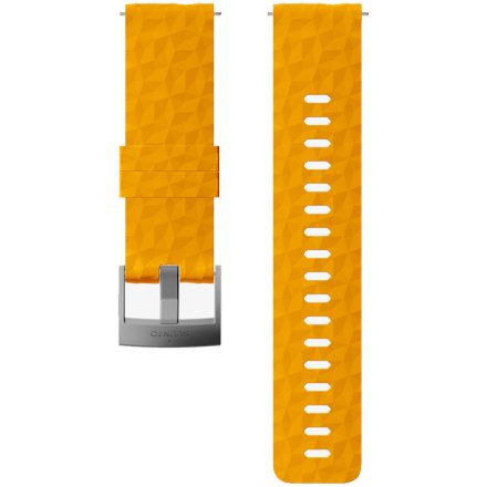 Suunto 24 mm Explore 1 Silicone Strap Amber/Gray szilikon óraszíj