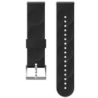 Suunto 20 mm Urban 1 Silicone Strap Black óraszíj 3 Fitness órákhoz