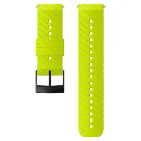   Suunto 24 mm Athletic 3 Silicone Strap Lime/Black szilikon óraszíj