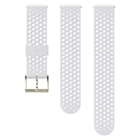   Suunto 20 mm Athletic 1 Silicone Strap White/Gold szilikon óraszíj