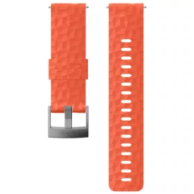   Suunto 24 mm Explore 1 Silicone Strap Coral/Gray szilikon óraszíj