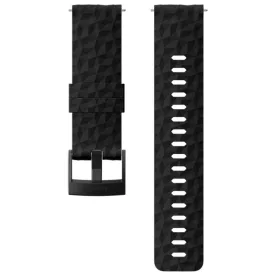  Suunto 24 mm Explore 1 Silicone Strap Black/Black szilikon óraszíj