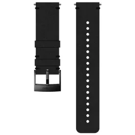   Suunto 24 mm Urban 2 Leather Strap Black / Black bőr óraszíj