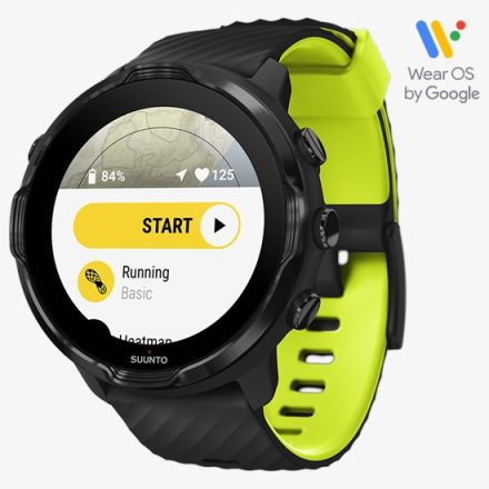 Suunto 7 Black Lime multisport GPS okos ra Sarkcsillag Sport bolt