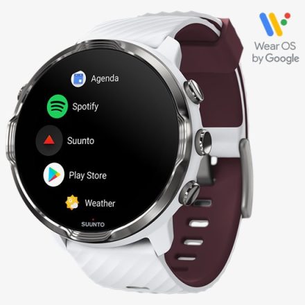 Suunto 7 White Burgundy multisport GPS okosóra
