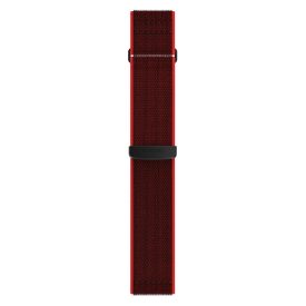   Suunto 24 mm Athletic 6 Loop Strap Red Velcro textil óraszíj