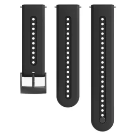   Suunto 24 mm Athletic 7 Silicone Strap Charcoal Black szilikon óraszíj