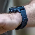 Suunto 24 mm Athletic 7 Silicone Strap Granite Blue szilikon óraszíj