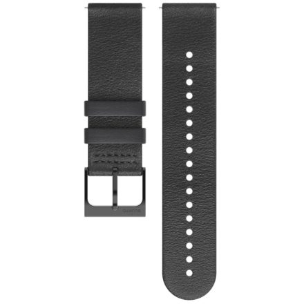 Suunto 22 mm Urban 6 Leather Strap All Black bőr óraszíj M