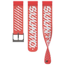 Suunto 22 mm Athletic 5 szilikon óraszíj Lava Red S+M