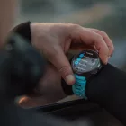 Suunto 22 mm Dive 1 Silicone óraszíj Aqua Blue