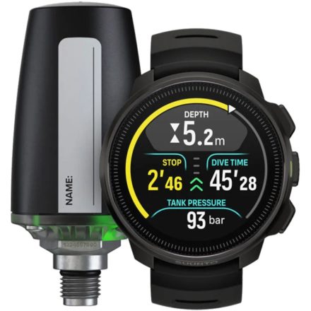 Suunto Ocean All Black multisport búváróra + Tank Pod szett