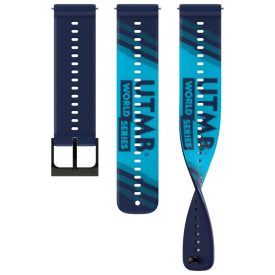   Suunto 22 mm Athletic 6 szilikon óraszíj UTMB WS Navy Blue S+M