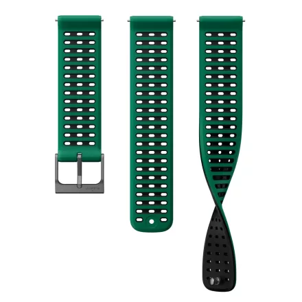 Suunto 22 mm Athletic 9 szilikon óraszíj Pine Green