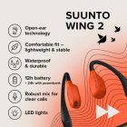 Suunto Wing 2 Coral Orange csontrezgéses fejhallgató