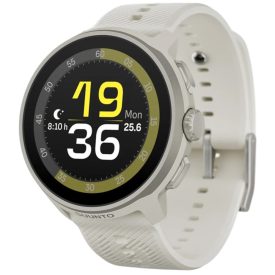 Suunto Run Frost Gray GPS futóóra szilikon szíjjal