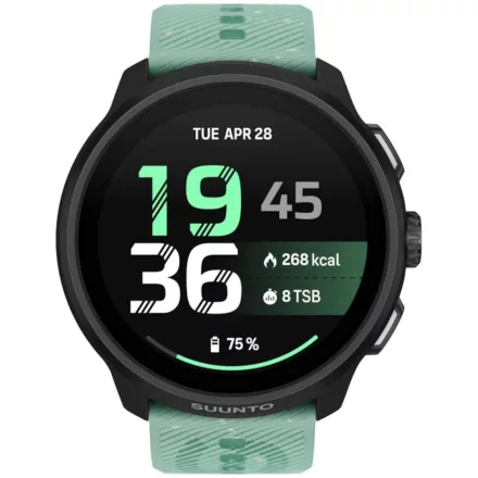 Suunto Run 2 Aloe Green 64 GB GPS futóóra szilikon szíjjal
