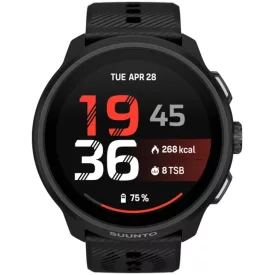 Suunto Run 2 All Black 4 GB GPS futóóra szilikon szíjjal
