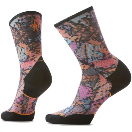 Smartwool Trail Run Targeted Cushion Triangle Prism Print Crew női futózokni