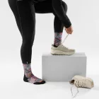 Smartwool Trail Run Targeted Cushion Triangle Prism Print Crew női futózokni