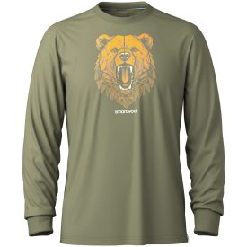 Smartwool Geometric Bear unisex gyapjú hosszú ujjú póló