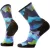 Smartwool Trail Run Targeted Cushion Summit Sector Print Crew Socks futózokni