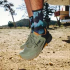 Smartwool Trail Run Targeted Cushion Summit Sector Print Crew Socks futózokni