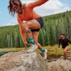 Smartwool Hike Targeted Cushion Mountain Lake Crew Socks női túrazokni