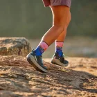 Smartwool Hike Mountain Sunrise Print Targeted Cushion Crew Socks női túrazokni