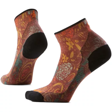 Smartwool Bike Zero Cushion Paisley Print Ankle Socks női kerékpáros zokni
