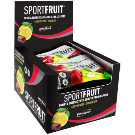EthicSport Sport Fruit gyümölcs alapú energia étel citrom-cseresznye íz csomag 15 x 42 g