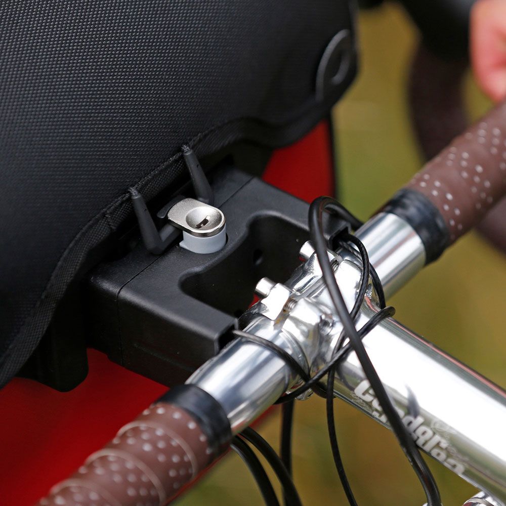 Ortlieb Handlebar Mounting Set with Lock kormánytáska rögítőkészlet zárral